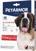 PetArmor Flea & Tick Topical Dogs 45-88 lbs, Fipronil, 3-Month | Ideal for Large Dogs 45-88 lbs; Kills Adult Fleas in 24-48 hrs; 3-month supply; Vet-Quality, No Rx Needed