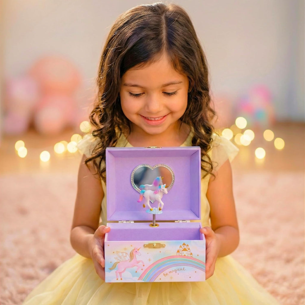 Giggle & Honey® Musical Unicorn Jewelry Box for Girls