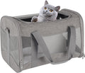 Cat Dog Carriers Soft-Sided Pet Carrier Large Cats for Medium Big Cat Small Dog Puppy up to 16lbs TSA Airline Approved Animal Collapsible Cat Carrier Carriers Travel Carrier Cat Bag (17x11x11)