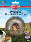 Kaytee Timothy Roll 'n' Toss Toy and Treat for Rabbits, Guinea Pigs