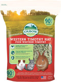 Oxbow Western Timothy Hay, Rabbit & Guinea Pig Hay, High Fiber, USA, 90 oz