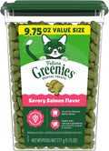 Greenies Feline Natural Crunchy Dental Cat Treats, Salmon Flavor, 9.75 oz