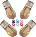 QUMY Dog Shoes for Hot Pavement, Dog Snow Boots & Paw Protectors for Winter