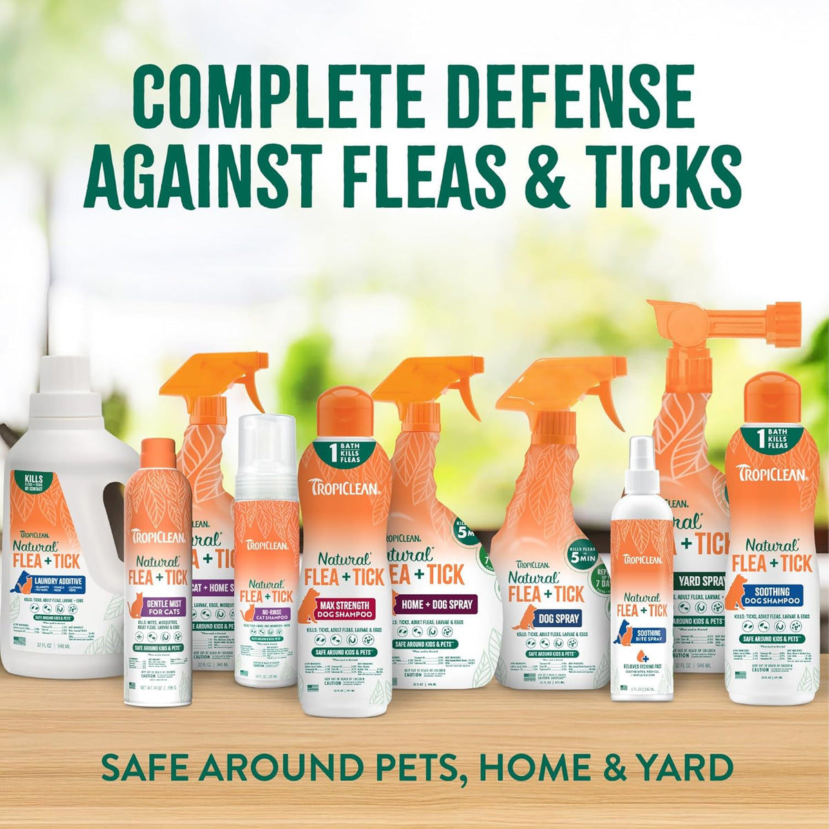 TropiClean Maximum Strength Flea Spray for Dogs and Home, 16oz