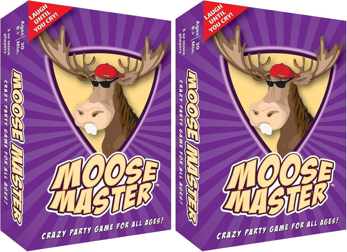 Moose Master - Laugh Until You Cry Fun - Your Cheeks Will Hurt from Smiling and Laughing so Hard - for Fun People Looking for A Hilarious Night in a Box