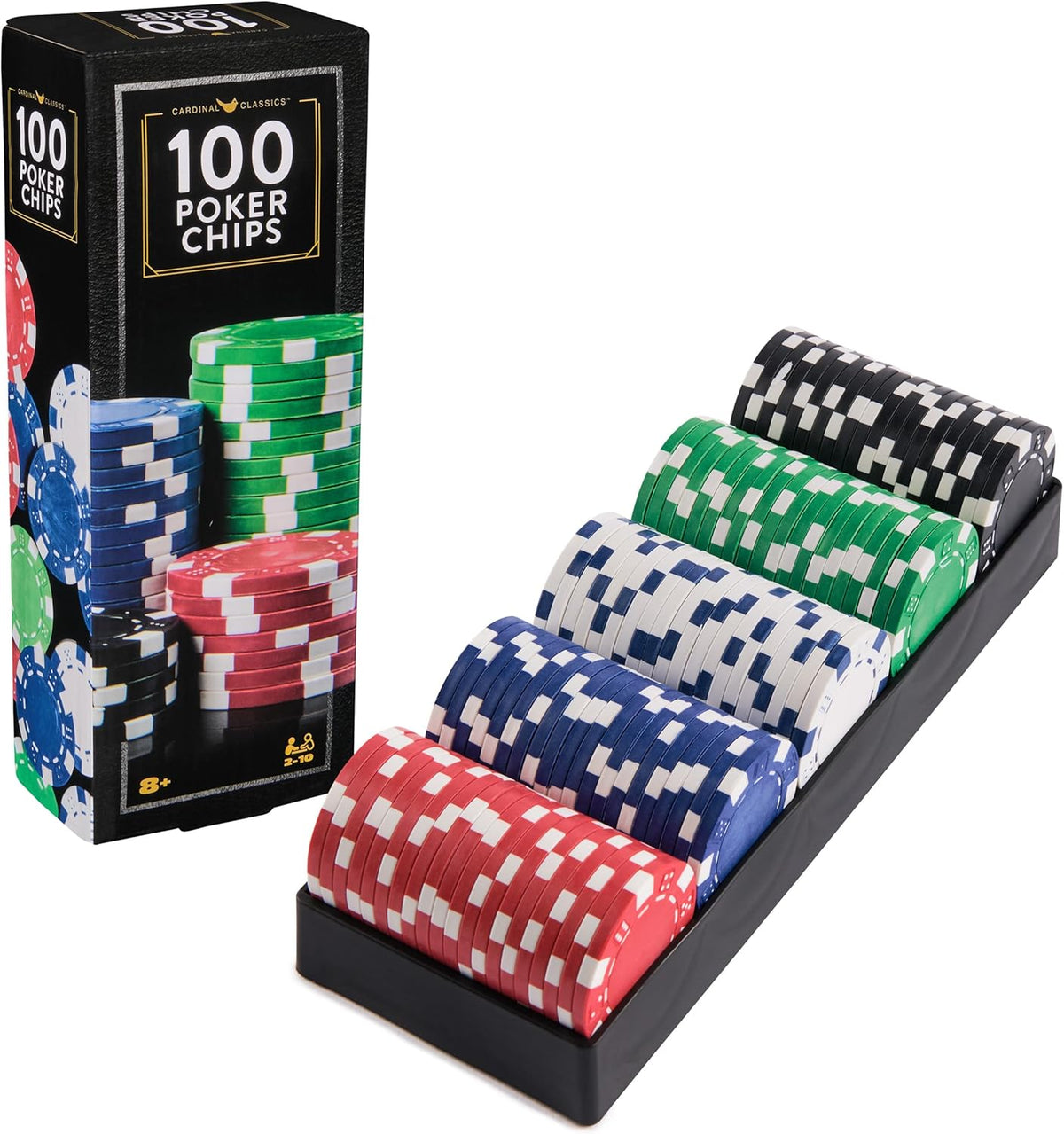 Spin Master Games Cardinal Classics 100-Piece Poker Set