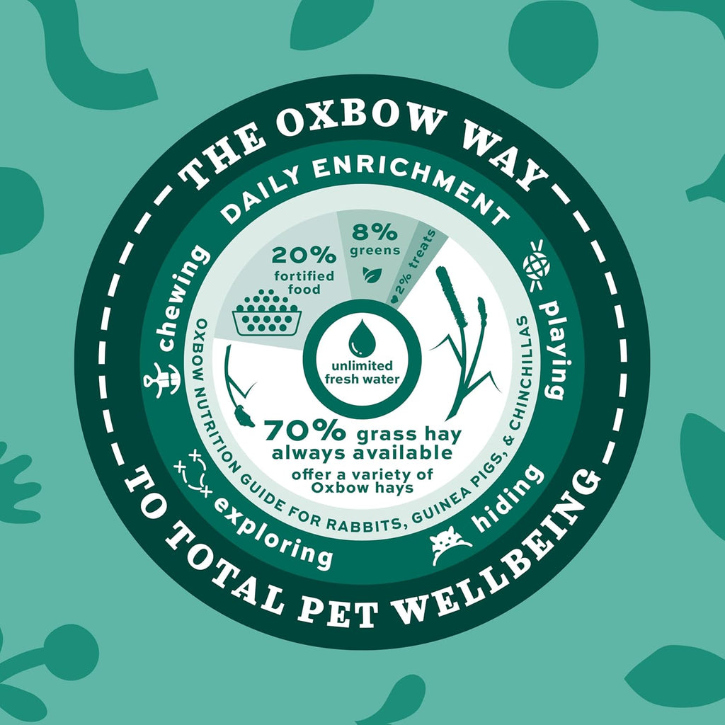 Oxbow Essentials Chinchilla Food, Made with Oxbow Alfalfa, Vitamin & Mineral Rich Food for Chinchillas, Small Animal Pet Pellets, Made in USA, High Fiber, 10 lb Bag
