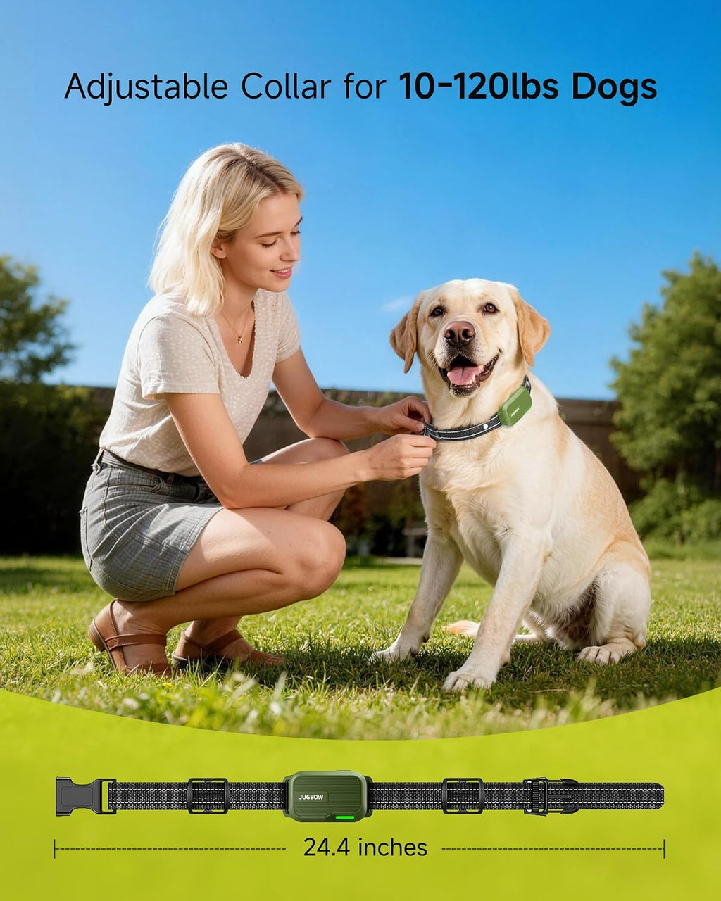 Shock Collar for 2 Dogs with Remote, 4200FT Range, Fits 10-120 lbs | IPX8 Waterproof Collar with 4 Training Modes, Rechargeable and Adjustable Collars for Small, Medium, and Large Dogs