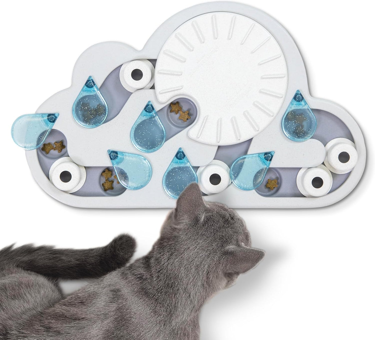 Catstages Nina Ottosson Buggin’ Out Puzzle & Play Cat Toy Treat Puzzle, 14"
