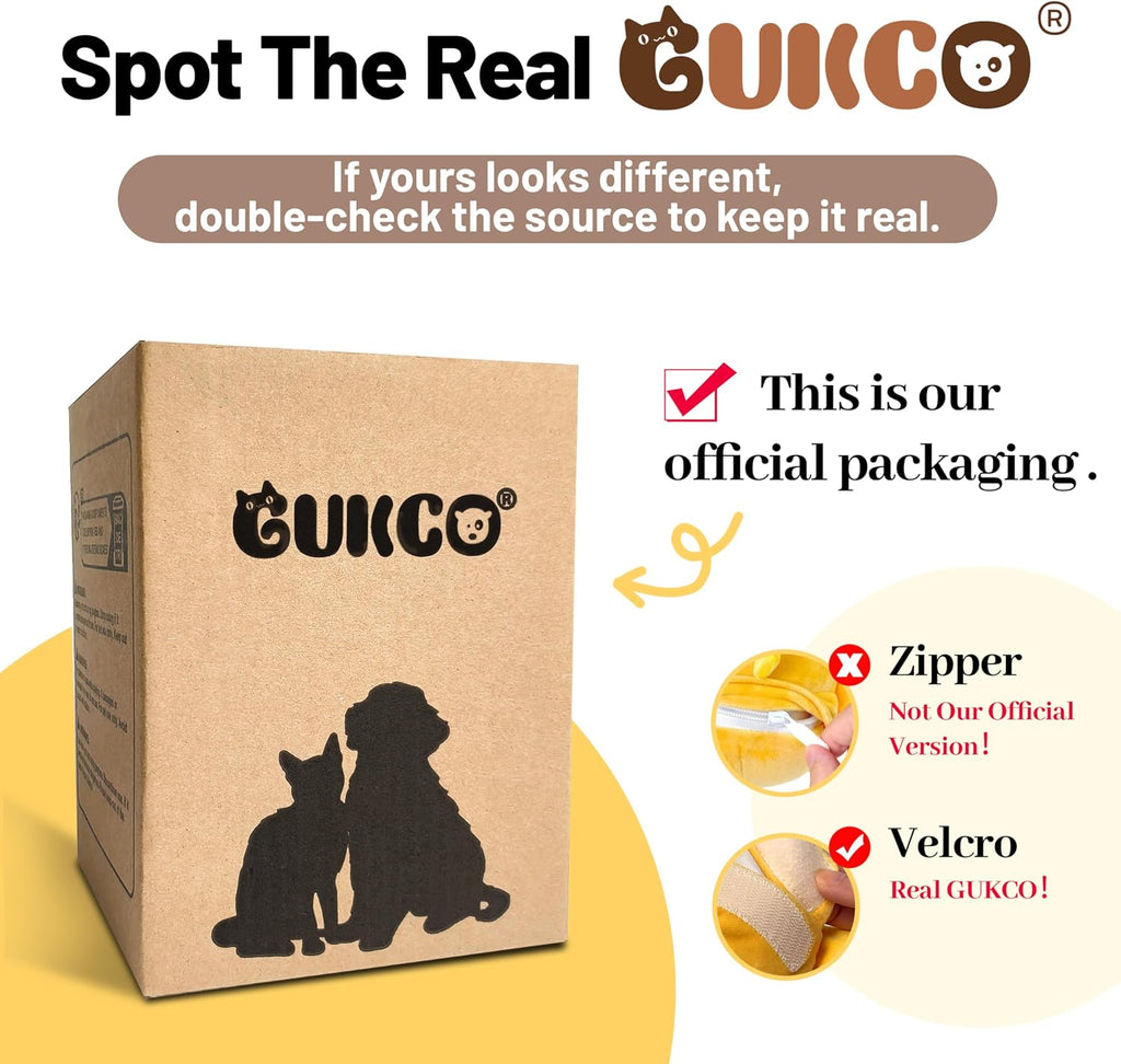 GUKCO Interactive Dog Toys, Moving Ball Toy with Jumping & Music(Chick) | Rechargeable Plush Toy for Small, Medium & Large Dogs to Keep Them Busy