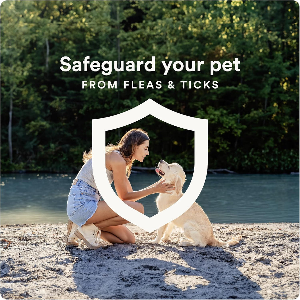 Advecta Ultra Flea and Tick Prevention for Dogs - Large Dog Flea and Tick Treatment & Control - Mosquito Repellent - Fast Acting Waterproof Topical Drops, 4 Month Supply | Imidacloprid, permethrin & pyriproxyfen kill fleas/ticks on contact; 4-dose supply;