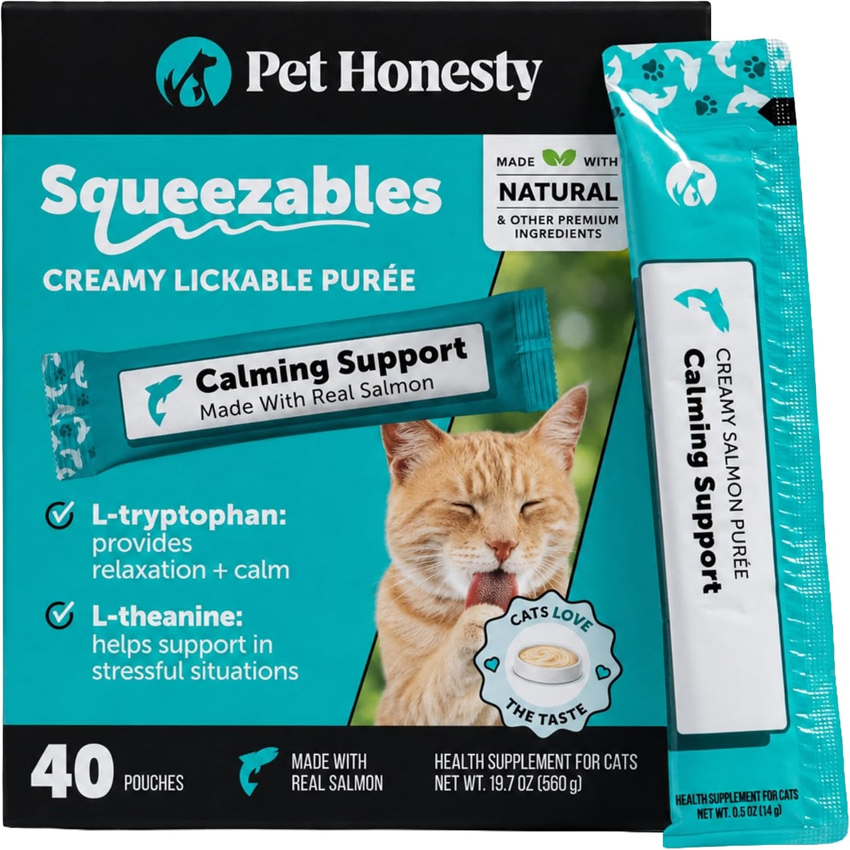 Cat Calming Treats for Anxiety Relief - Dual Texture Crunchy Creamy Calming Chews for Cats - Feline Stress Relief Behavior Support for Travel, Vet Visits, Grooming, Separation Anxiety (30-Day Supply)