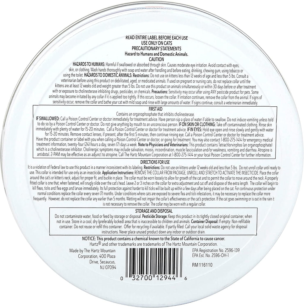 Hartz UltraGuard ProMax Flea & Tick Collar for Cats & Kittens I 14 Months Protection I Soft & Comfortable | Kills Fleas, Ticks, and Larvae I 2 Pack