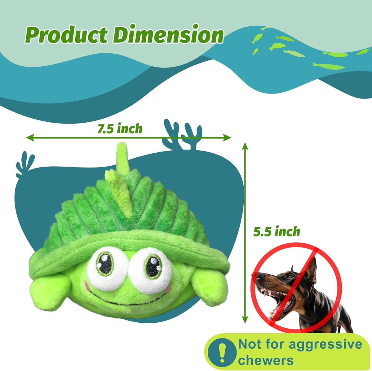 GUKCO Interactive Moving Dog Toys to Keep Dogs Engaged (Turtle) | Plush Toy with Bouncing Ball, Music & Recording | Rechargeable Self-Play Toy for Small, Medium & Large Dogs