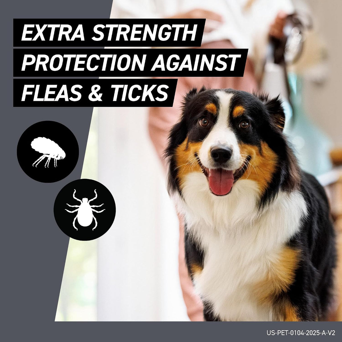 FRONTLINE Shield Flea & Tick Treatment for Large Dogs 41-80 lbs. Count of 3 | Kills fleas, ticks & chewing lice, repels mosquitoes, waterproof 24 hr, monthly application