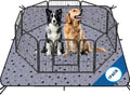 Fostanfly Washable Pee Pads for Dogs, Ultra-Absorbent, 2 Pack 36"x41" Gray | Leak-Proof, Waterproof, Non-Slip, Large Reusable Pee Pads for Puppy Potty Training, Crate and Playpen with 8 Tie Straps