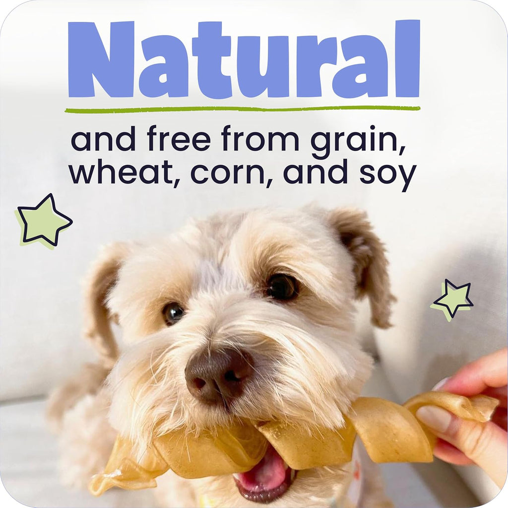 Pawstruck Natural 5-7” Beef Collagen Braids for Dogs – Long-Lasting Rawhide & Bully Stick Alternative, with Chondroitin & Glucosamine – 5 Pack | Long-Lasting Chew for Small Dogs and Power Chewers, Supports Dental Health & Joint Health, Alternative to Trad