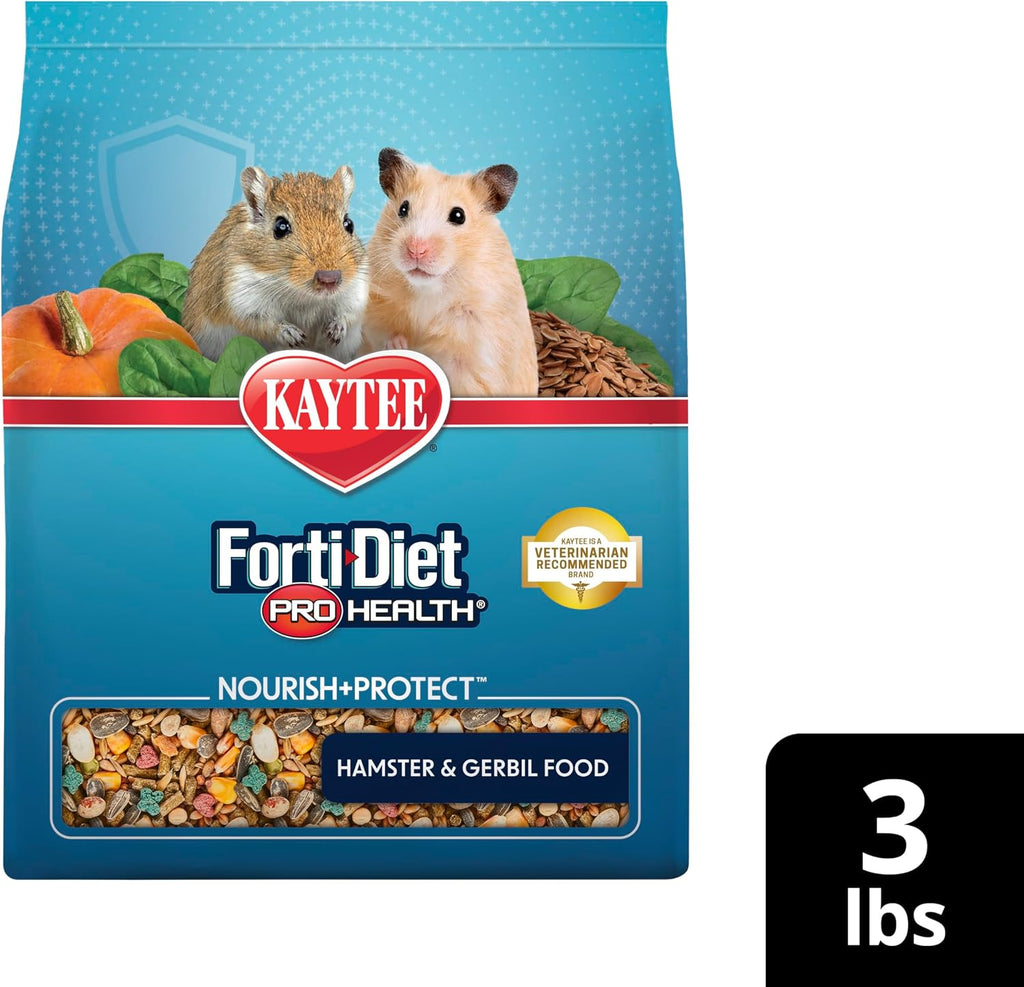 Kaytee Forti-Diet Pro Health Nourish+Protect Hamster Food & Gerbil Food
