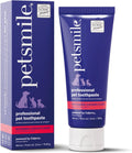 Petsmile VOHC Accepted Pet Toothpaste, London Broil 2.5 Oz, Cats + Dogs | VOHC Accepted, Calprox® Powered, Fights Plaque + Tartar, No-Brush Required, Human-Grade, 4-Month Supply, Clinically Proven