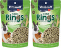 Vitakraft Nibble Rings Small Animal Treat, 10.6 oz Healthy Crunchy Snack for Rabbits, Guinea Pigs, Hamsters & Other Small Pets, Wholesome Wheat & Alfalfa, Added Vitamins & No Artificial Flavors