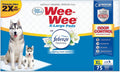 Four Paws Wee-Wee Odor Control with Febreze Freshness Pee Pads for Dogs & Puppies, Leak-Proof Dog Housebreaking Potty Training Floor Protection, Spring Fresh Scent, 22" x 23", 100 Count