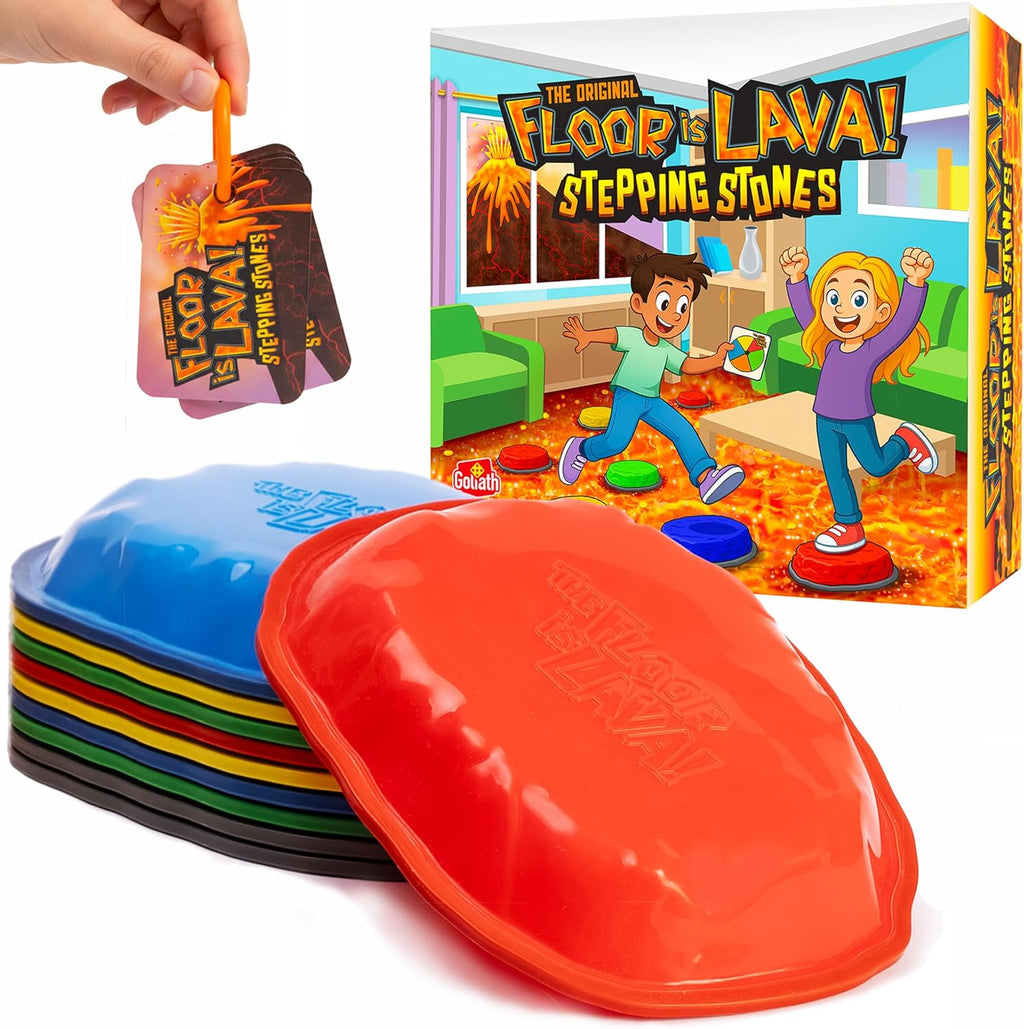 Goliath The Original The Floor is Lava! Game by Endless Games - Interactive Game For Kids And Adults - Promotes Physical Activity - Indoor And Outdoor Safe - Classic Edition