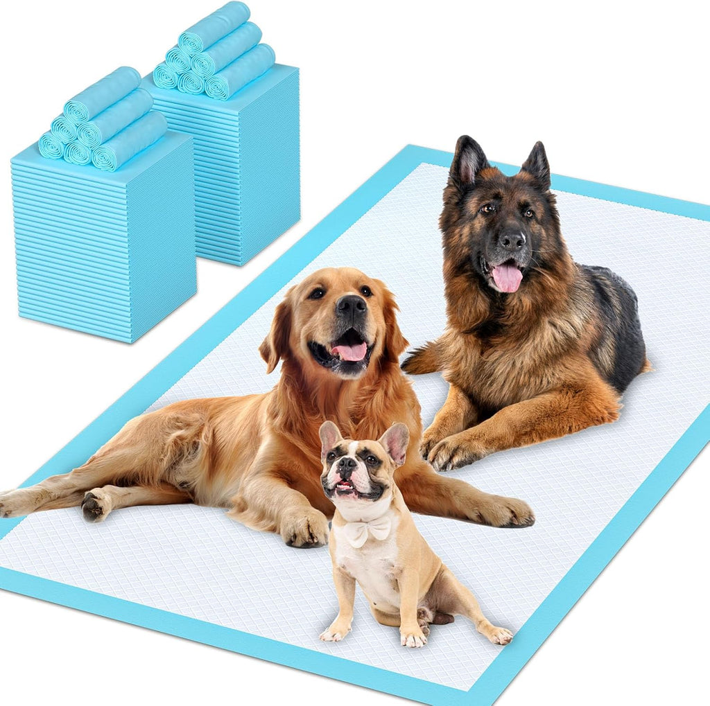 Puppy Pads 32"x40" 40 Count, Extra Large Thicken Pee Pads for Dogs & Cats | Disposable Incontinence Underpads, Ultra Absorbent & Quick-Dry, Leakproof Pet Pads for Doggie Rabbits, Jumbo Potty Pad
