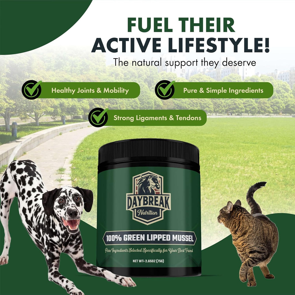 Pure Green Lipped Mussel Powder for Dogs and Cats, 75 Grams