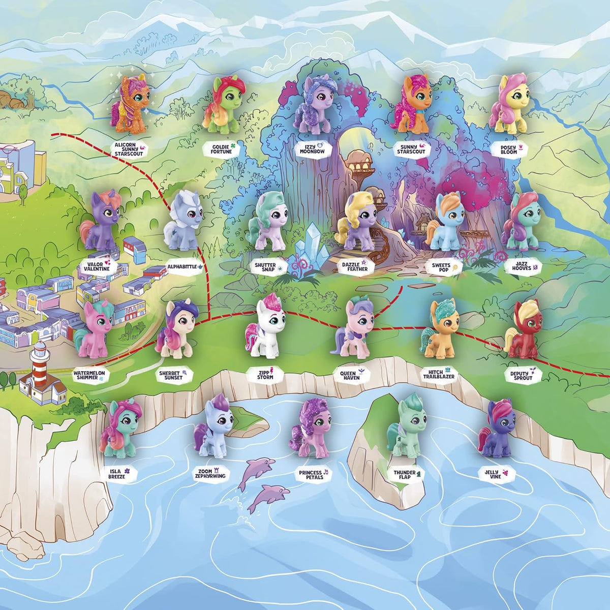 My Little Pony Mini World Magic Meet The Minis Collection Set with 22 Figures, for Kids Ages 5 and Up (Amazon Exclusive)
