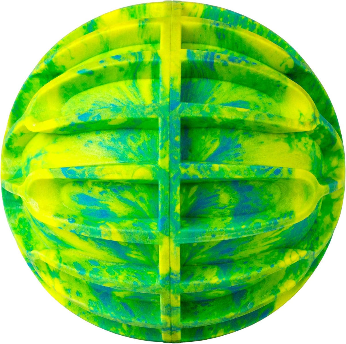 KONG FlexBall Interactive Fetch Toy, Floats in Water, for X-Large Dogs | Durable Interactive Fetch Ball with Easy-Grip Ridges That Floats in Water, Built for Long Outdoor Play