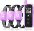 Shock Collar for Dogs 2600FT,Dog Training Collar with Remote Purple | Beep/Vibration/Shock, Security Lock, Rechargeable e Collar, IPX8 Waterproof, Shock Collar for 10-120lbs All Breed Sizes