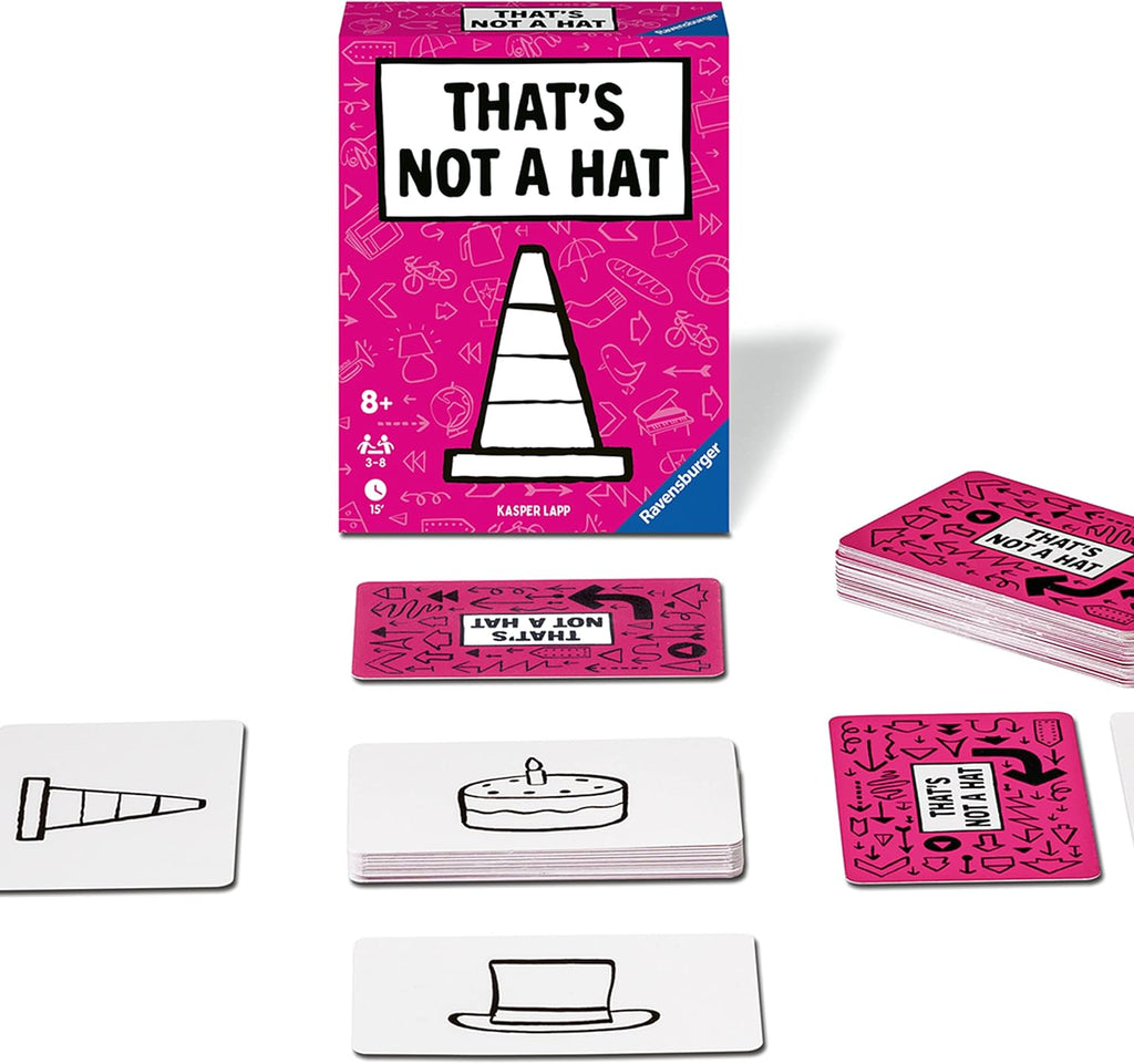 Ravensburger That's Not A Hat - Fun Bluffing & Memory Party Game for All Ages Components | Ideal for Family Gatherings | Great Replay Value | FSC-Certified Materials