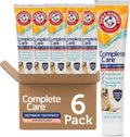 Arm & Hammer Complete Care Enzymatic Dog Toothpaste, Chicken, 6.2 Oz | Fluoride-free formula with baking soda and calcium fights plaque and tartar, freshens breath, value size