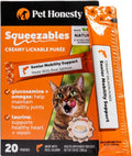 Senior Cat Joint Supplement Crunchy Creamy Hip + Joint for Cats - Ease Mobility Stiffness with Glucosamine Chondroitin, Green Lipped Mussel, Flexibility + Joint Support Chews (30-Day Supply)