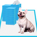 IMMCUTE Puppy Pads 22"x23" 100 Count | 6-Layer Leak-Proof & Super Absorbent Dog Training Pads | Disposable Potty Pads for Puppies, Dogs, Cats & Rabbits | Blue & White
