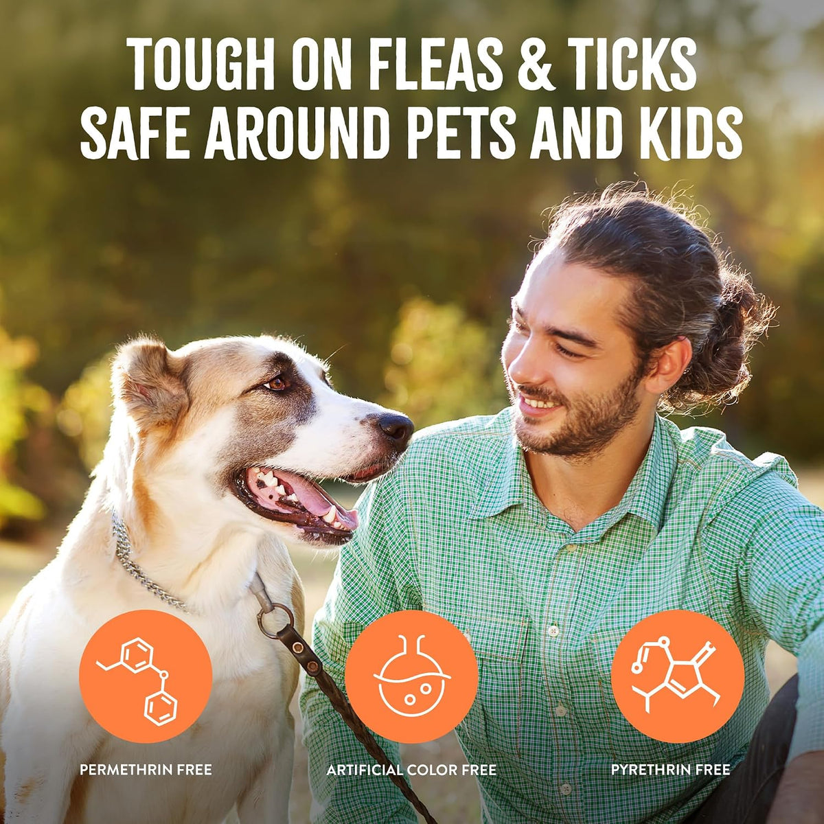 TropiClean Flea and Tick Shampoo for Dogs, Max Strength Formula, 20oz | Powerful & Natural Defense | Flea & Tick Prevention | For Large & Small Dogs | Made in USA