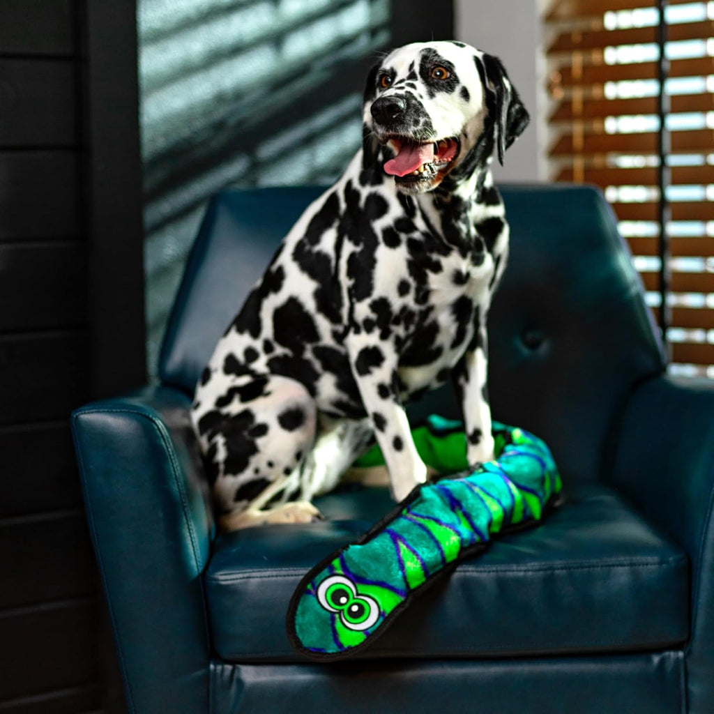 Outward Hound Durablez Tough Chew Plush Squeaky Dog Toy, Snake, 40" | 6 Jumbo Squeakers, Durable for Rowdy Play, No Stuffing, Less Mess, Interactive Fetch & Toss, Tough Chewers, Dogs & Puppies