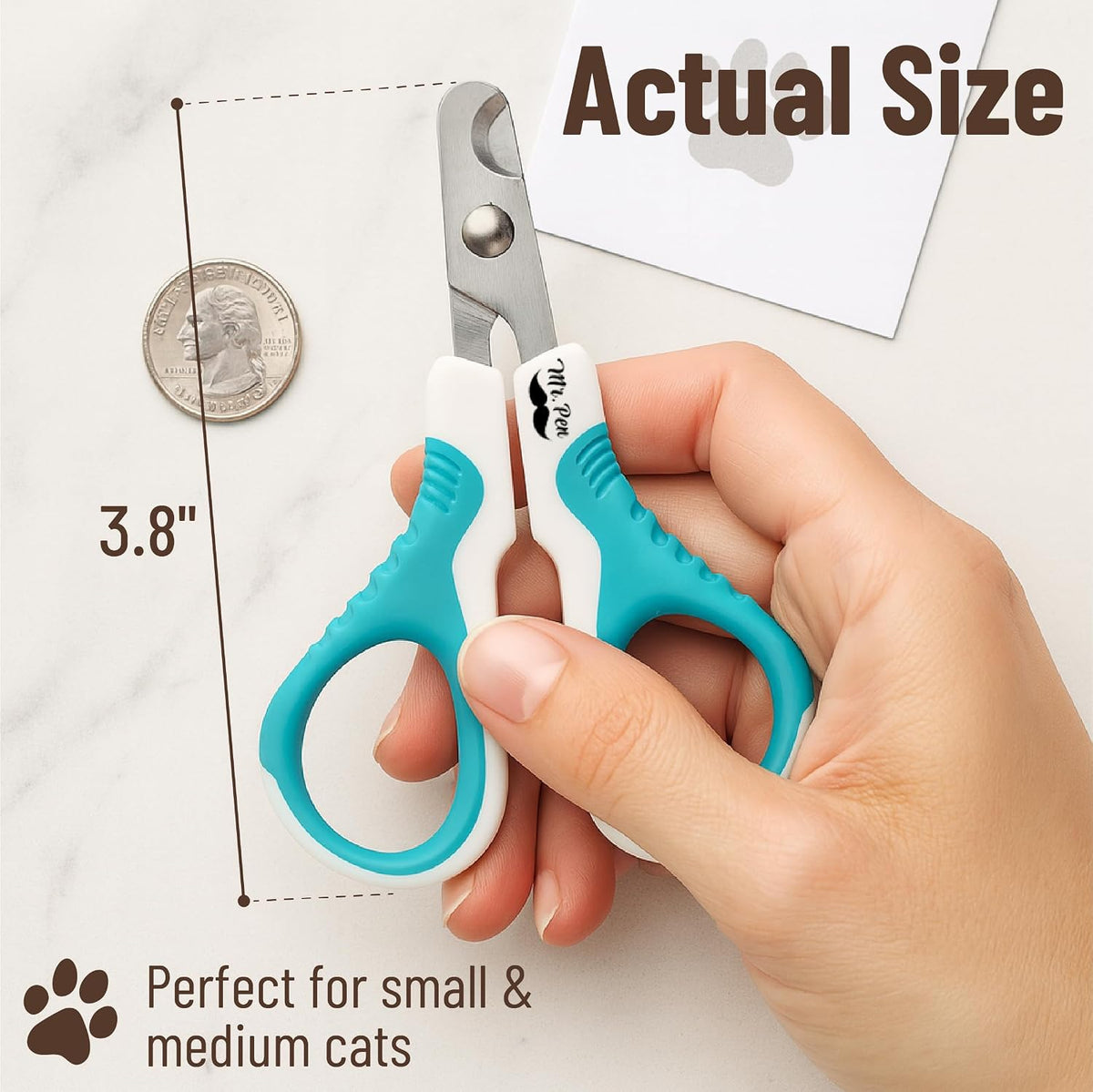 Mr. Pen- Cat Nail Clipper, Stainless Steel, Sharp Cat Claw Trimmer