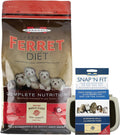Marshall Pet Products Premium Ferret Diet, 4 lbs Pellet Bag, Complete Nutrition Formula - Single Food Bag