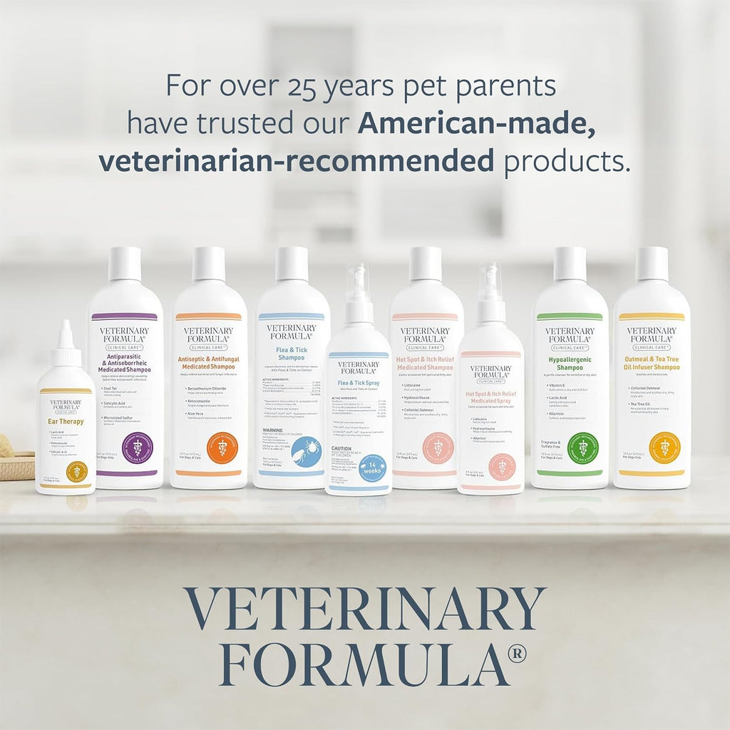 Veterinary Formula Flea & Tick Spray for Dogs, 8 oz, Kills on Contact