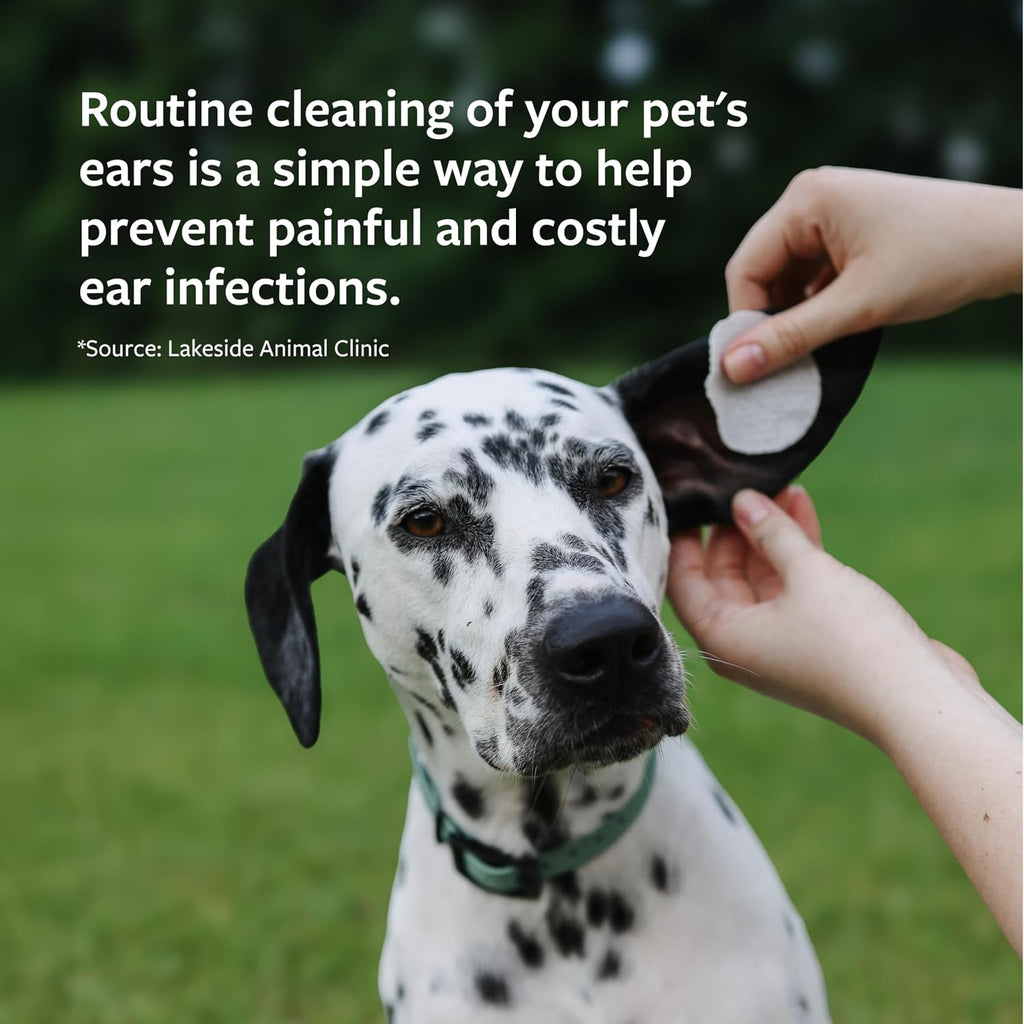Veterinary Formula Clinical Care Ear Therapy Cleaner for Dogs & Cats, 4 oz | Alcohol-free formula, removes wax, debris and odor-causing buildup