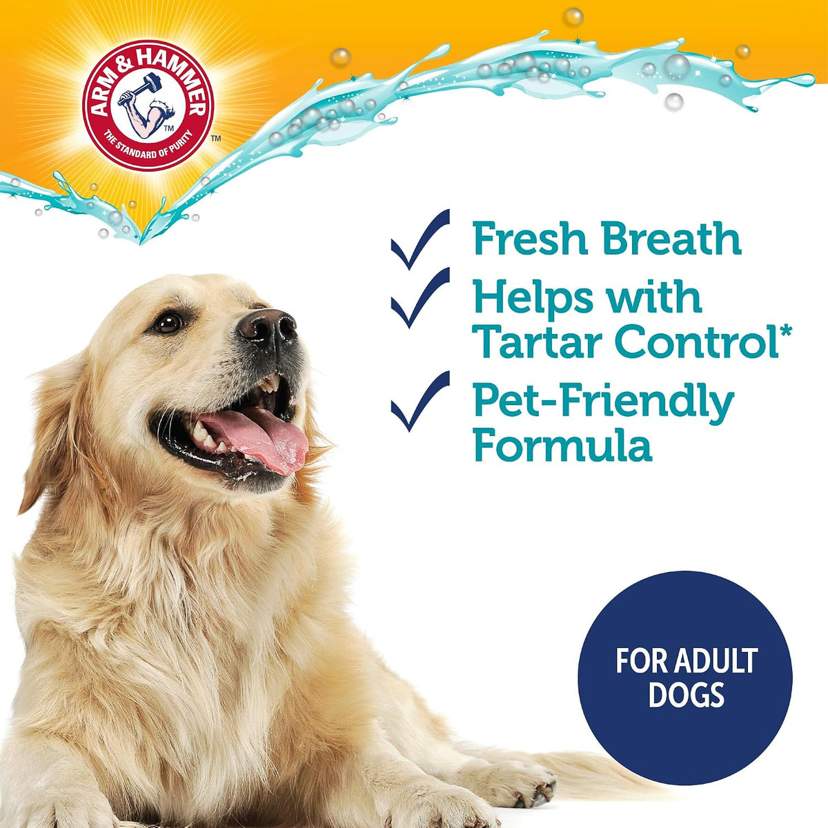 Arm and Hammer Complete Care Dog Dental Kit, Chicken Flavor, 2.5 Oz | Enzymatic toothpaste, toothbrush, and finger brush with baking soda and calcium for plaque and tartar control
