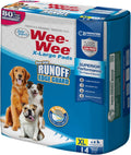 Four Paws Wee-Wee Superior Performance X-Large Dog Pee Pads, 40 Count | Puppy & dog potty training pads, housebreaking supplies, xl puppy pads, pet supplies, 24-hour floor protection, 28" x 34"