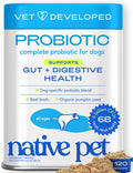Native Pet Pumpkin for Dogs - Organic Dog Food Topper Powder - Promotes Firm Stools, Supports Digestive, Bowel Health & Nutrient Absorption - USDA Organic, Rich in Fiber with Real Pumpkin - 30 Scoops