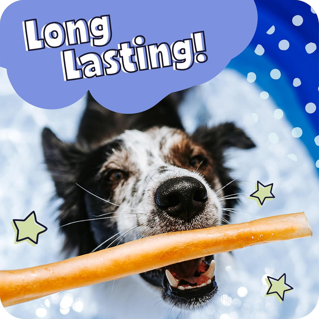 Pawstruck Natural 5-7” Beef Collagen Braids for Dogs – Long-Lasting Rawhide & Bully Stick Alternative, with Chondroitin & Glucosamine – 5 Pack | Long-Lasting Chew for Small Dogs and Power Chewers, Supports Dental Health & Joint Health, Alternative to Trad