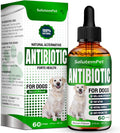 Dog Antibiotics for Infections, Cough, & Itching | Natural Antibiotics for Dogs for All Ages to Promote Wound Healing | Dog UTI Treatment and Tooth Infection Treatment | Chicken Flavor | 2 Oz