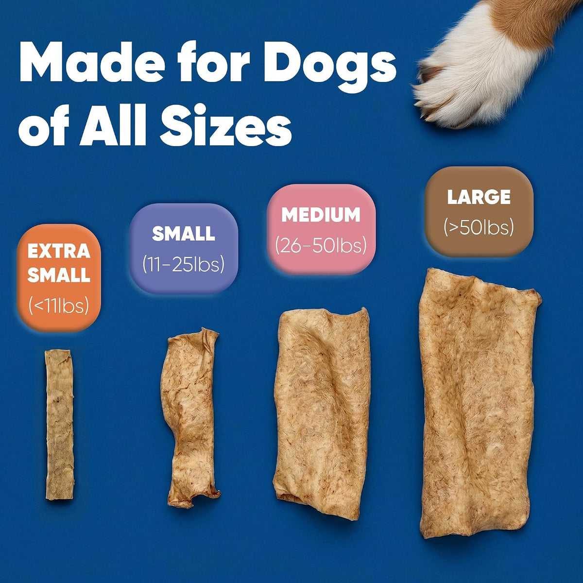 Virbac C.E.T. Enzymatic Oral Hygiene Chews for Dogs, Tartar Control, Large | Dual-enzyme system, single layer beefhide, chicken flavored plaque control, oral hygiene care for large dogs