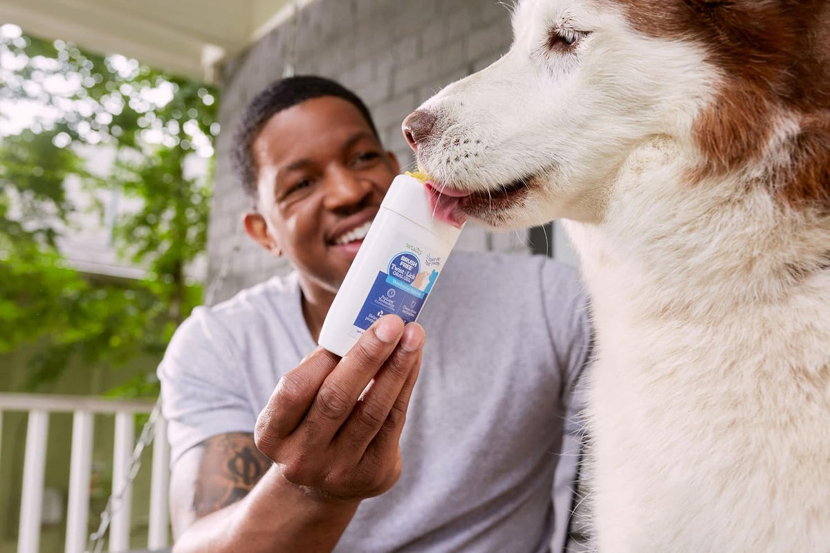 Twist + Lick Dental Gel for Dogs, Cleans Teeth and Freshens Breath for 24 Hours, Chicken Flavor, 2 oz, 30 Day Supply