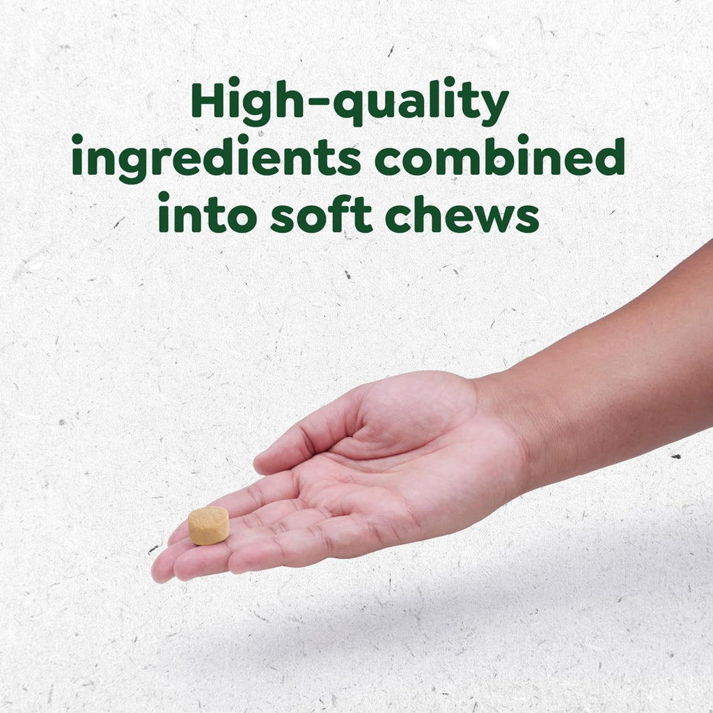 Greenies Supplements Calming Chews for Dogs, Chicken Flavor, 40 Count | L-Tryptophan & L-Theanine, supports positive behavior, made in USA, NASC Quality Seal, real chicken, no fillers