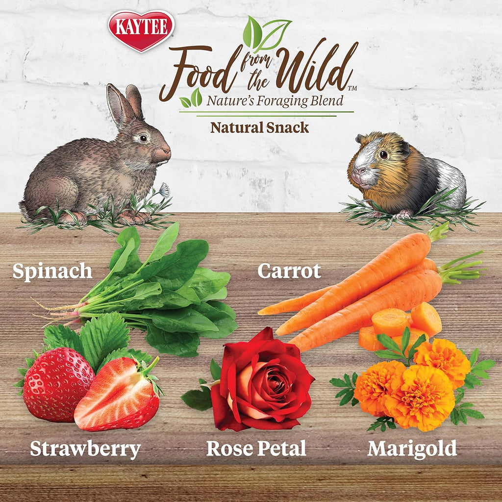 Kaytee Food from the Wild Natural Snack for Rabbits & Guinea Pigs, 1 Oz